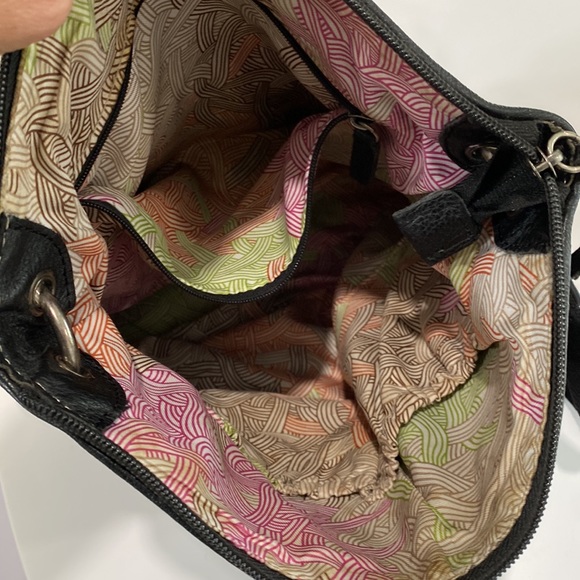 The Sak black leather crossbody with adjustable strap - Picture 8 of 14